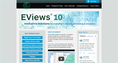 Desktop Screenshot of eviews.com