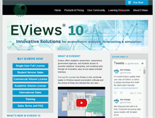 Tablet Screenshot of eviews.com